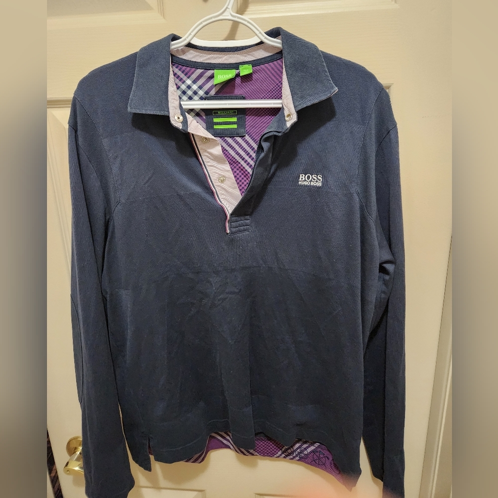 Hugo Boss Green label long sleeve polo